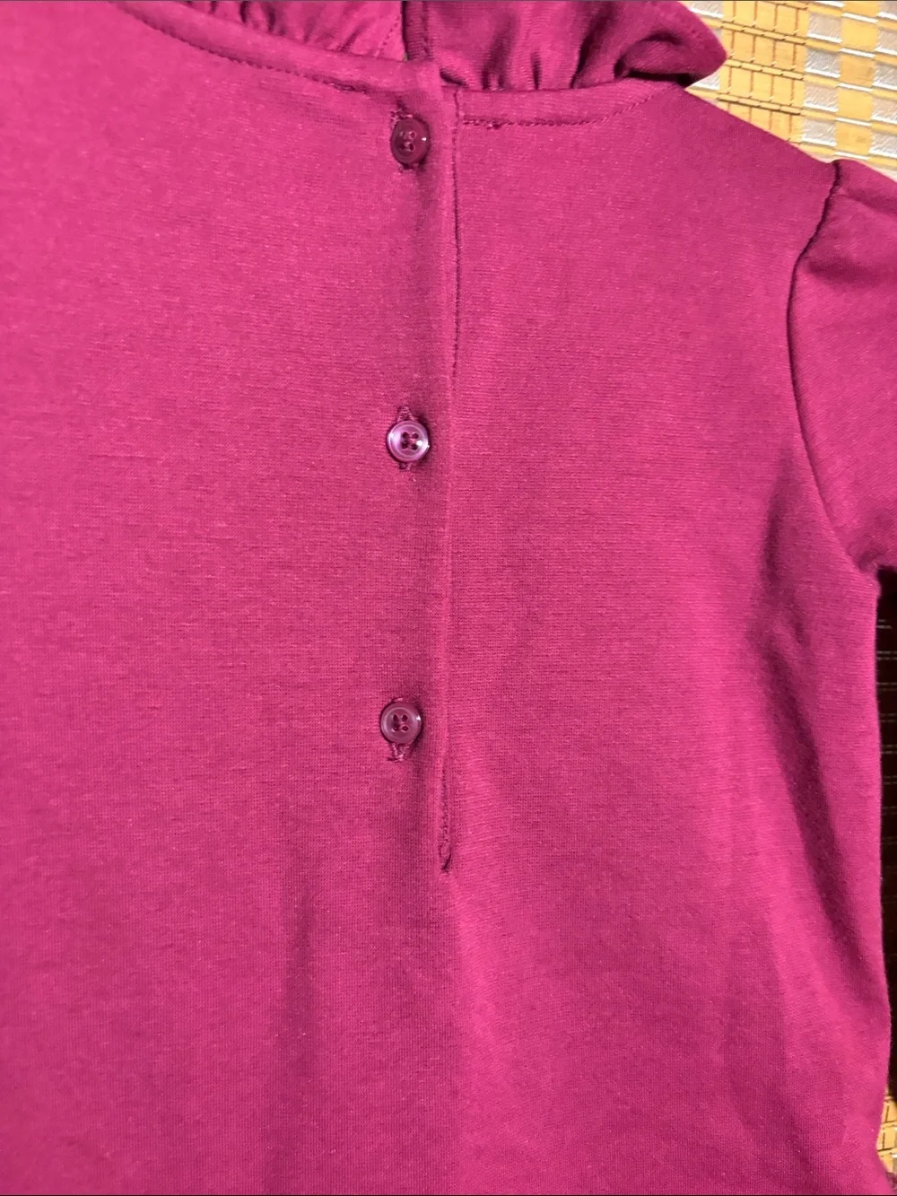 Janie and Jack | Girl's Raspberry Radiance Faux Fur Ruffle Ponte Dress - Size 4